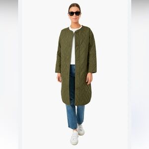 Steve Madden Quilted Olive Green Jacket